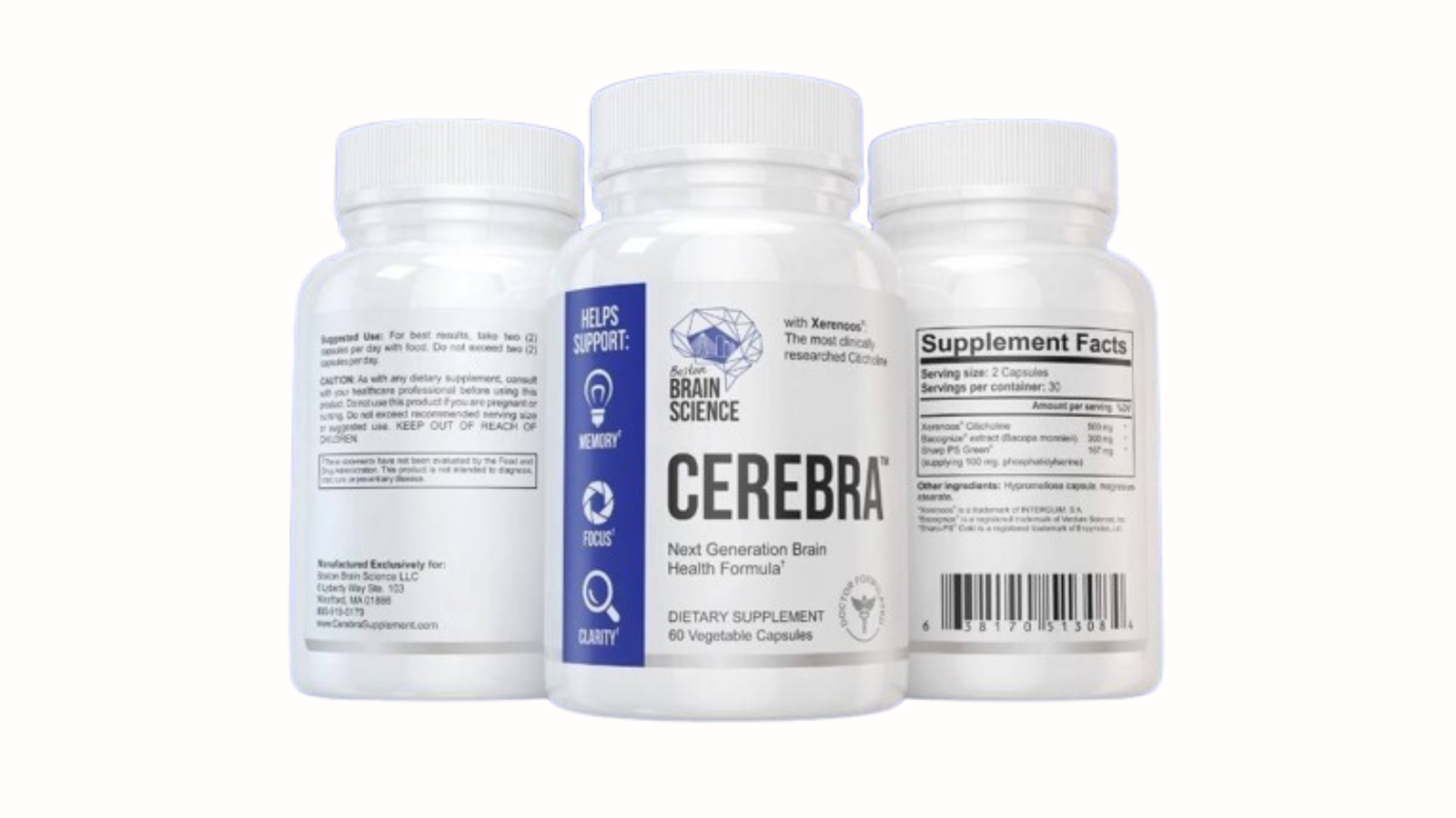 Boston Brain Science Cerebra label