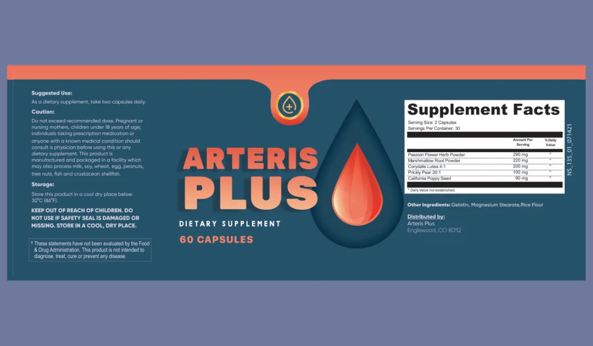 Arteris Plus Supplement Facts