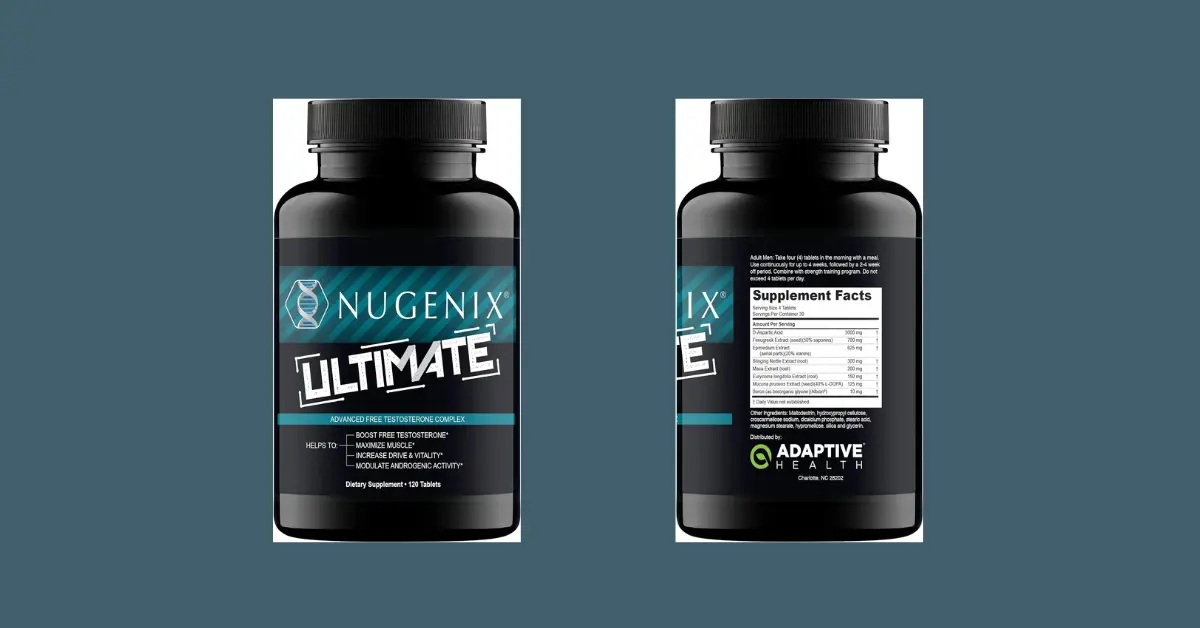 Nugenix Ultimate Testosterone Supplement Facts