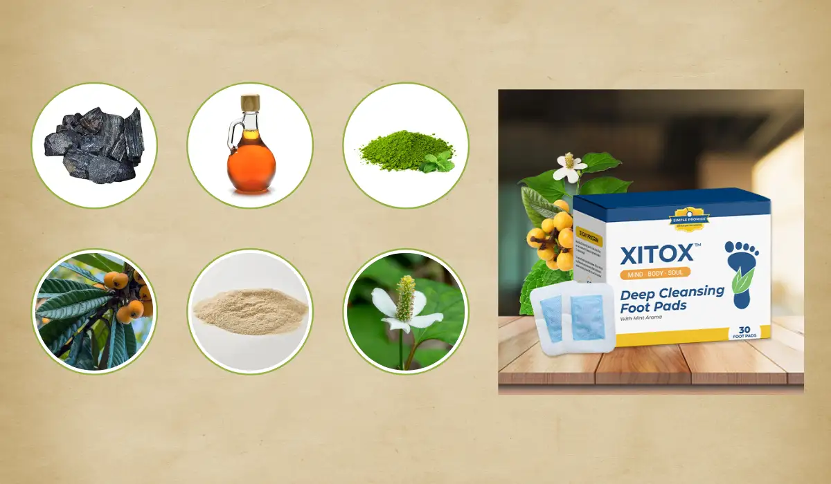 Xitox Foot Pads Ingredients